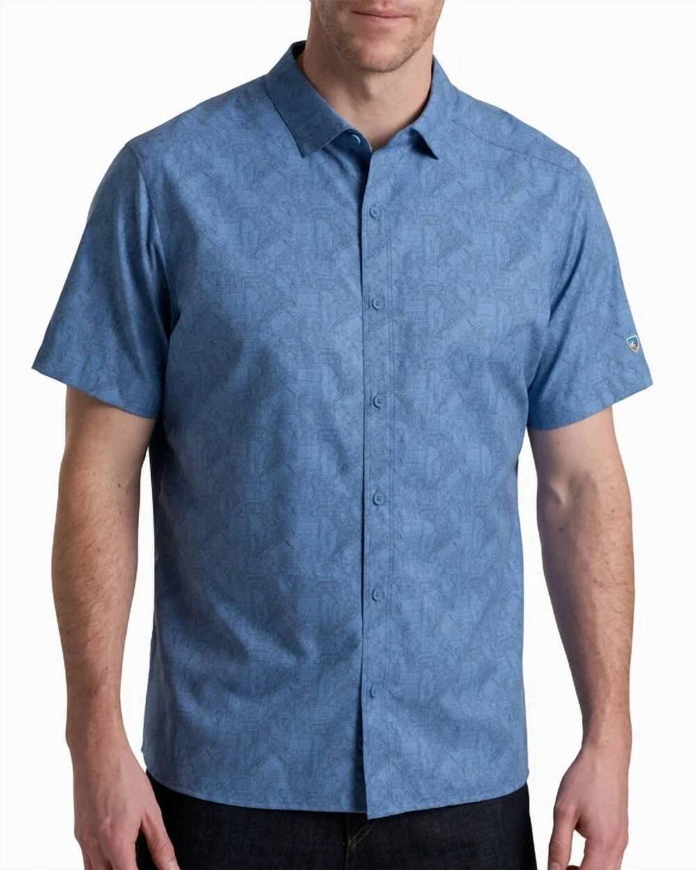 NEW KUHL breeze short sleeve shirt in river blue